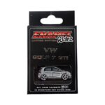 VW Golf 7 GTI Grey - Die-Cast Enamel Keychain