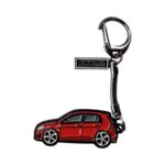 VW Golf 7 GTI Red - Die-Cast Enamel Keychain - Image 3