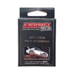Mazda RX-7 Widebody White - Die-Cast Enamel Keychain