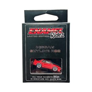 Nissan Skyline R32 Red - Die-Cast Enamel Keychain