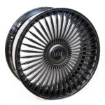 24" SKAR SKF-02 5/120 Matt Black Forged Alloy Wheels