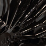 24" SKAR SKF-04 5/130 Gloss Black Forged Alloy Wheels - Image 3