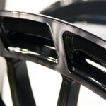 24" SKAR SKF-05 5/130 Gloss Black Machined Lip Forged Alloy Wheels - Image 2