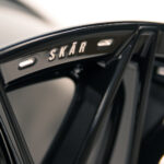 24" SKAR SKF-05 5/130 Gloss Black Machined Lip Forged Alloy Wheels - Image 2