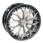 21" SKAR SKF-09 5/114 Gunmetal with Carbon Fibre Lip Forged Alloy Wheels