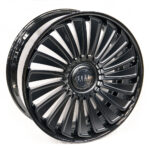23" SKAR SKF-11 5/120 Matt Black Forged Alloy Wheels