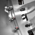 22" SKAR SKF-13 5/112 Machined Silver with Polished Lip Forged Alloy Wheels - Image 2