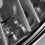 22" SKAR SKF-13 5/112 Machined Silver with Polished Lip Forged Alloy Wheels - Image 3