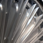 22" SKAR SKF-13 5/112 Machined Silver with Polished Lip Forged Alloy Wheels - Image 4