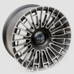 23" SKAR SKF-15 5/130 Matt Black Machined Face Forged Alloy Wheels