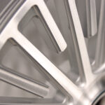 21" SKAR SKF-18 5/130 Machine Polished Silver Forged Alloy Wheels - Image 2