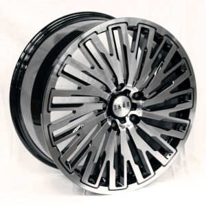 21 & 22" SKAR SKF-19 5/130 Machined Face Forged Alloy Wheels