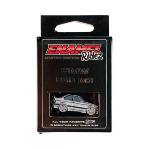 BMW E36 M3 Silver - Die-Cast Enamel Keychain