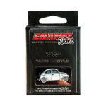VW 1965 Beetle White - Die-Cast Enamel Keychain