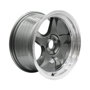 15" AXE M8579 4/100 Gunmetal Machined Lip Alloy Wheels