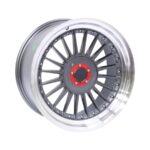 17" 7307F 5/100 & 5/114 Anthracite Machine Lip Alloy Wheels