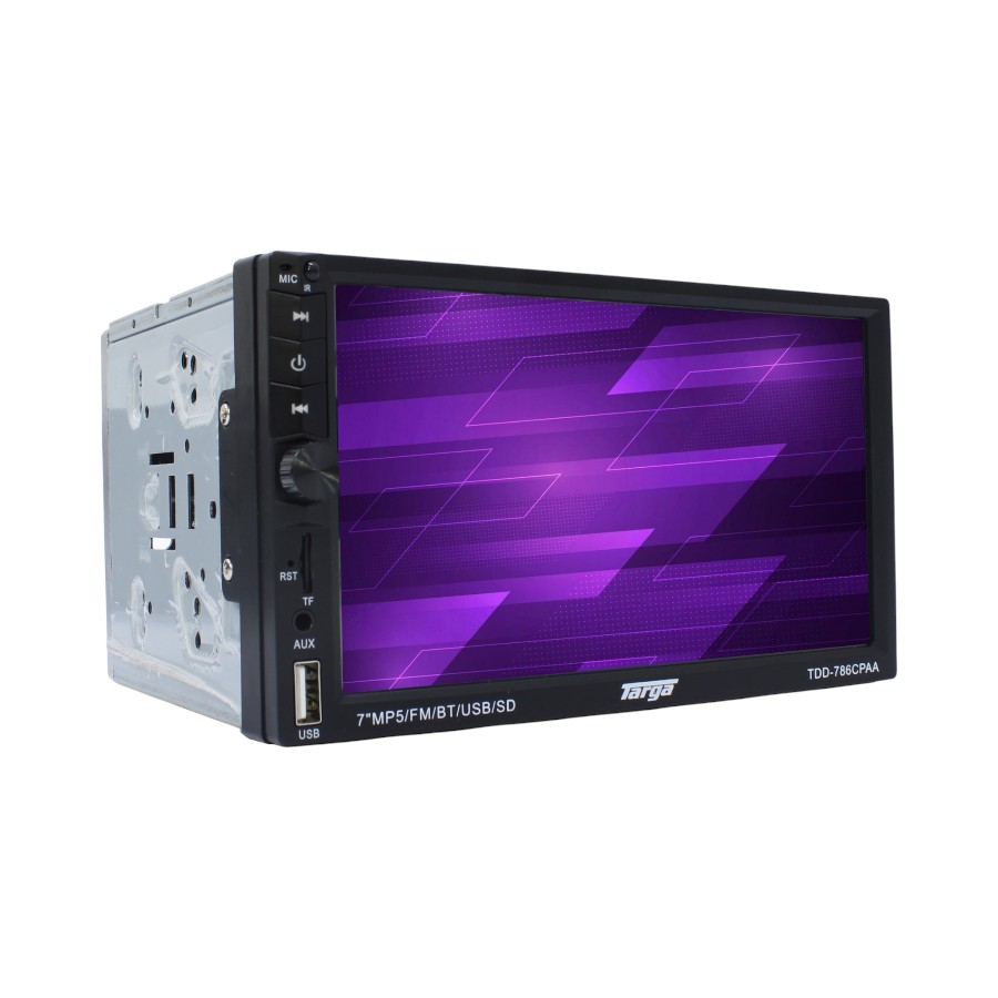 TDD-786CPAA Targa TDD-786CPAA 7" Double Din Media Player with Android Auto/Carplay/USB/Bluetooth/FM Tuner - Image 1