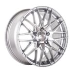 13" A-Line Element 4/100 & 5/114 Silver Machine Face Alloy Wheels
