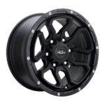 16" A-Line Dakar 5/139 Satin Black Alloy Wheels