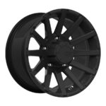 17" A-Line Dare 6/139 Velvet Black Alloy Wheels