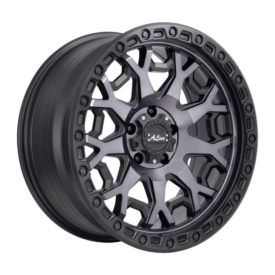 82360954 Force-SATIN-BLK-TNT-side-1-scaled 17" A-Line Force 5/150 Satin Black Bronze Lip Flow Forming Alloy Wheels - Image 1