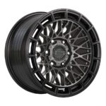 18" A-Line Delta 6/139 Titanium Black Lip Flow Forming Alloy Wheels