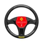 Momo Briar Black Wood Design Steering Wheel Cover