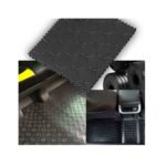 PVC Garage/Car Flooring with Coin Design - Rubberized - 1x1.5metre (3mm)
