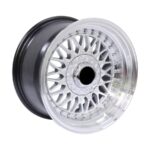 15" KS031-HS 4/100 & 5/100 Hyper Silver Machine Alloy Wheels