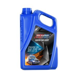Atlantic Super Top Fleet 15W-40 Heavy-Duty Diesel Engine Oil – API CI-4 (5 Litres)
