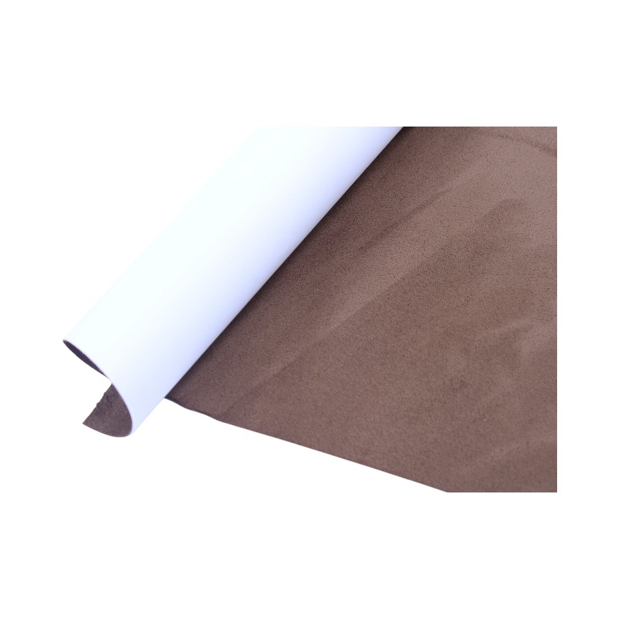 SU-43BR Self-Adhesive Suede Fabric – A-Brown (43 × 200 cm) - Image 1