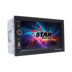 Starsound SSMP5-7670BTAC 7" Double Din Media Player with USB/Android/Bluetooth