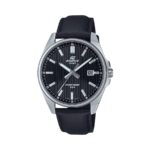 Casio Ediface Mens Analog with Black Leather Strap (EFV-150L-1AVUBF)