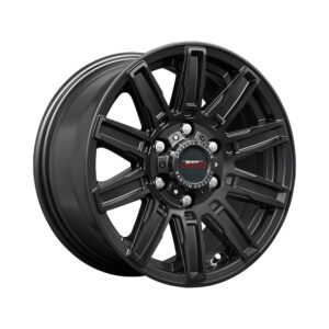 16" A-Line Tempo 6/130 Velvet Black Alloy Wheels