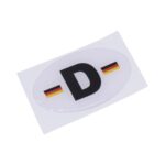 D Oval 3D Gel Dome Sticker