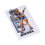 Diesel Lady 3D Gel Dome Sticker