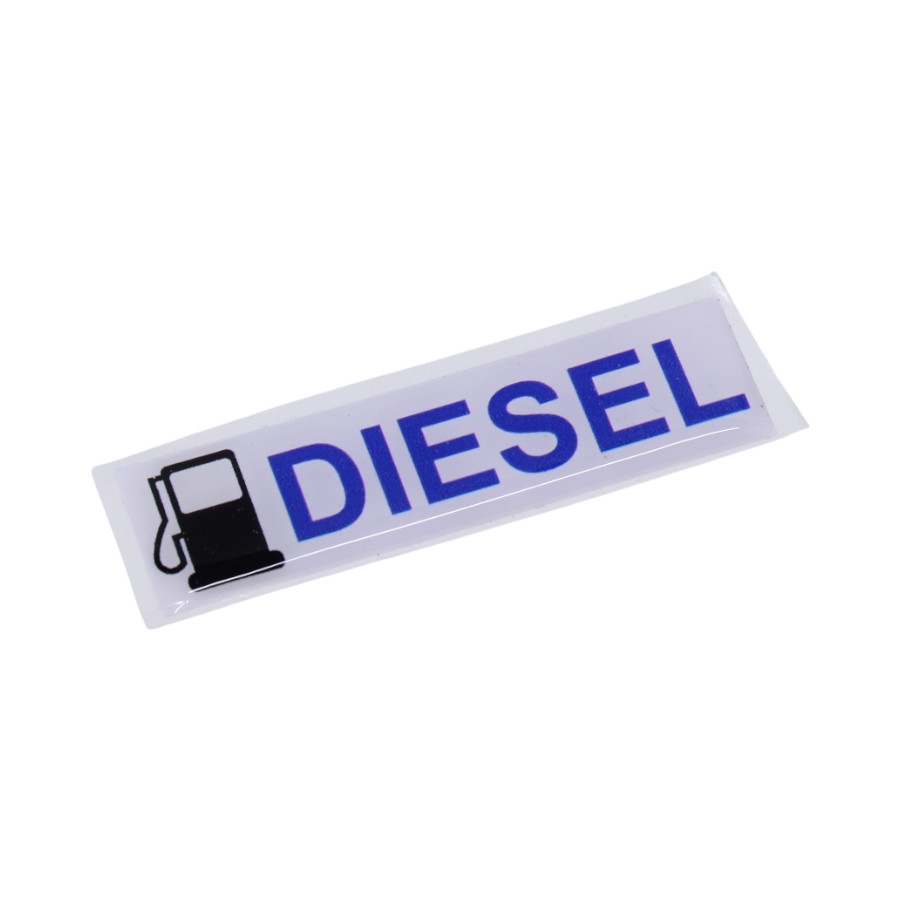 RBP034 Diesel Word 3D Gel Dome Sticker - Image 1