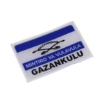 Gazankulu Industrial Square 3D Gel Dome Sticker