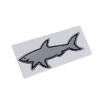 Shark Chrome 3D Gel Dome Sticker