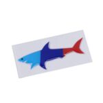Shark M Colours 3D Gel Dome Sticker