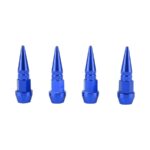 Decorative Short Spike Valve Caps (Blue)
