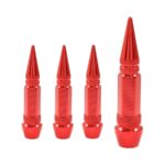 Decorative Long Spike Valve Caps (Red)