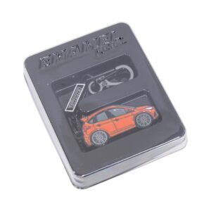 Enamel Keychain Ford Focus ST Orange 100mm x 60mm x 14mm 0,02kg