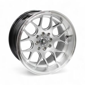 15" M7646 4/100 & 4/114 Silver Deep Dish Alloy Wheels