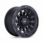 17" A-Line Eagle 6/139 Satin Black Alloy Wheels
