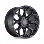 20" A-Line Overdrive 6/139 Black Flow Form Alloy Wheels
