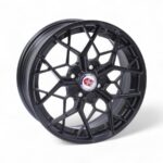 15" DX552 4/100 Matt Black Alloy Wheels