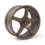 17" DX015 4/100 Matt Bronze Alloy Wheels