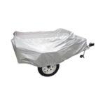 Autogear Trailer Cover with Nose Cone 260 x100 x 80cm - Silver