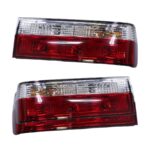 Replacement Crystal & Red Tailights for BMW E30 1983-1987 (Chrome bumper Models)